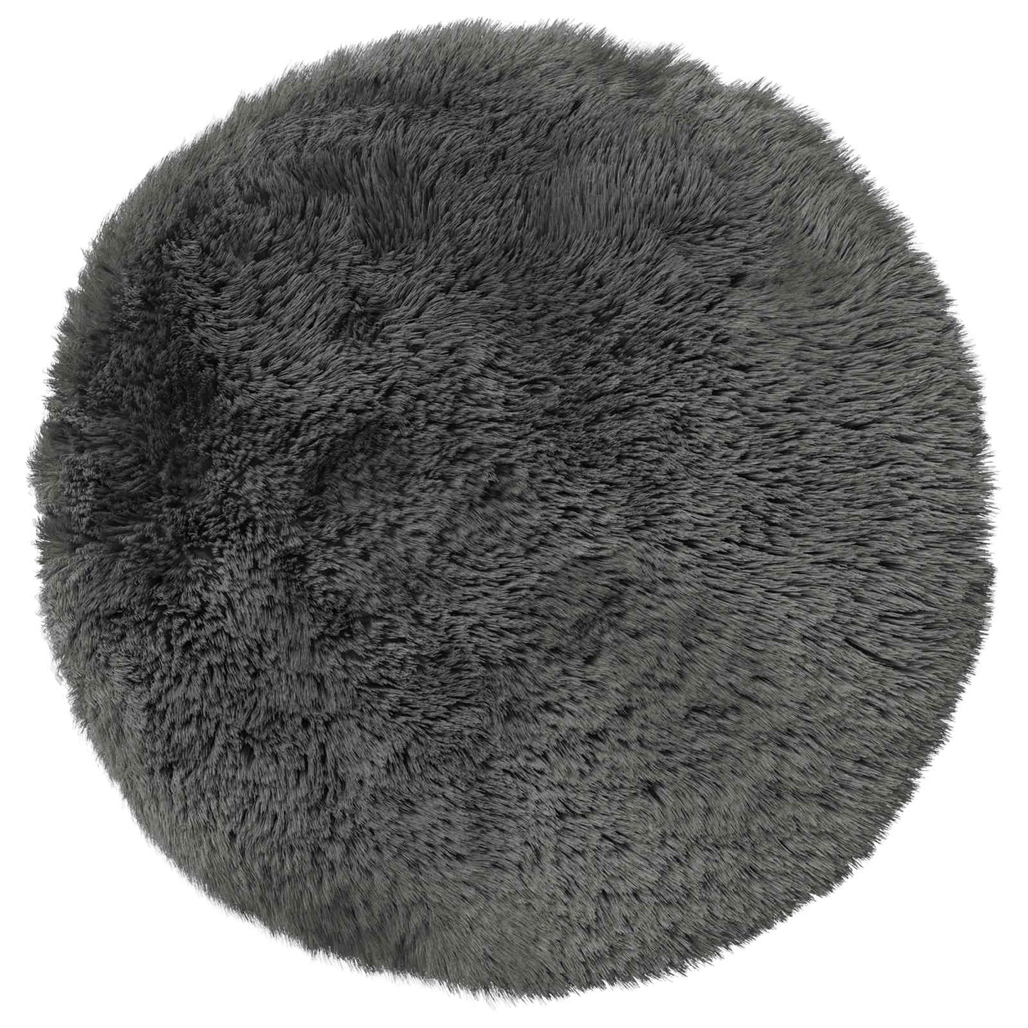 Cushion Cover 2 pcs HEERLEN Light Grey Ø 30 cm PV Fleece