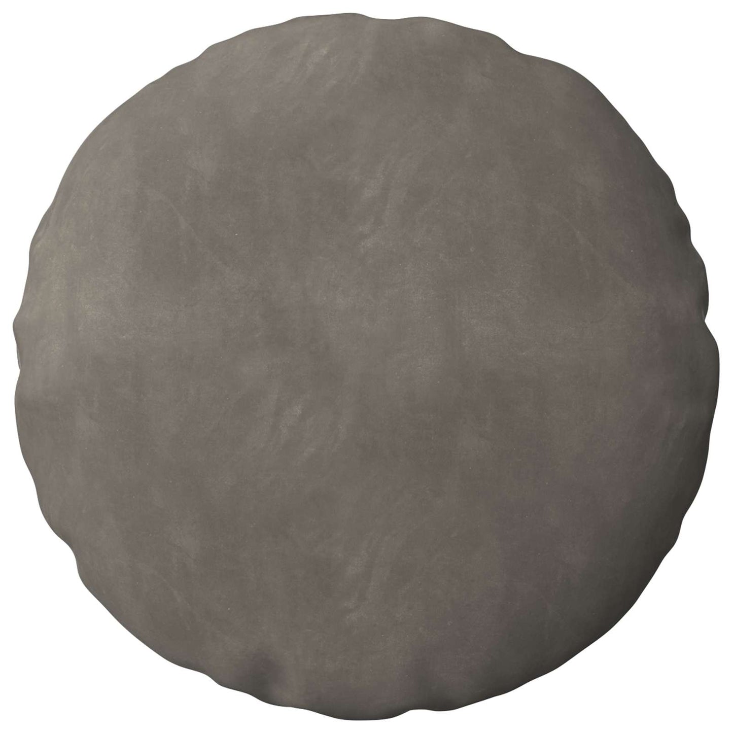 Cushion Cover 2 pcs HEERLEN Light Grey Ø 40 cm Velvet