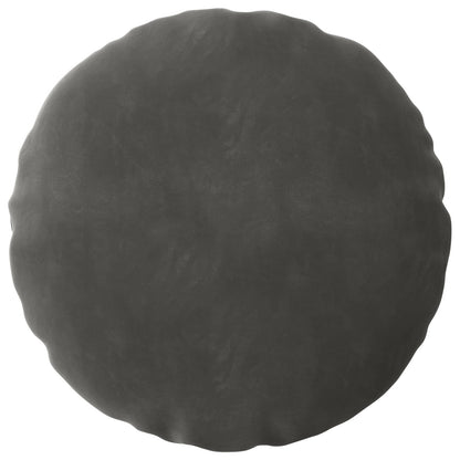Cushion Cover 2 pcs HEERLEN Dark Grey Ø 40 cm Velvet