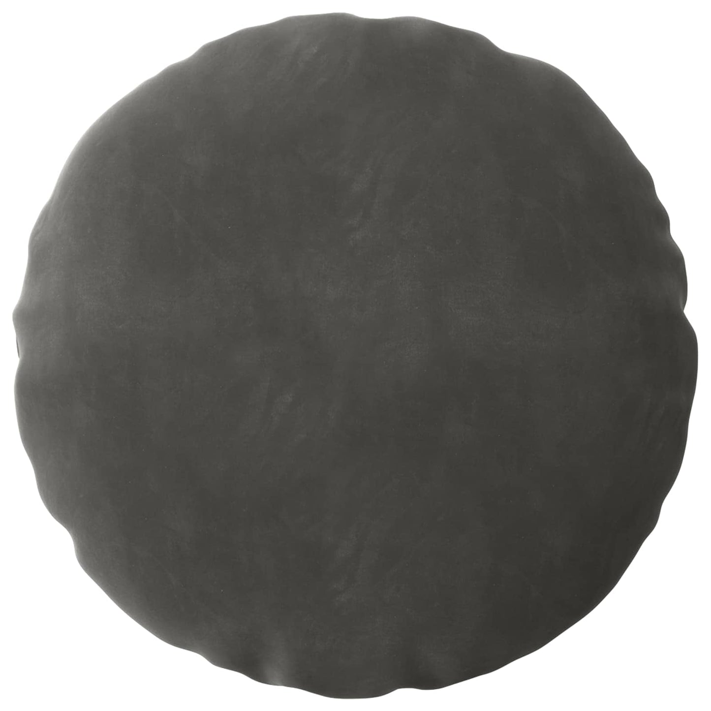 Cushion Cover 6 pcs HEERLEN Dark Grey Ø 40 cm Velvet