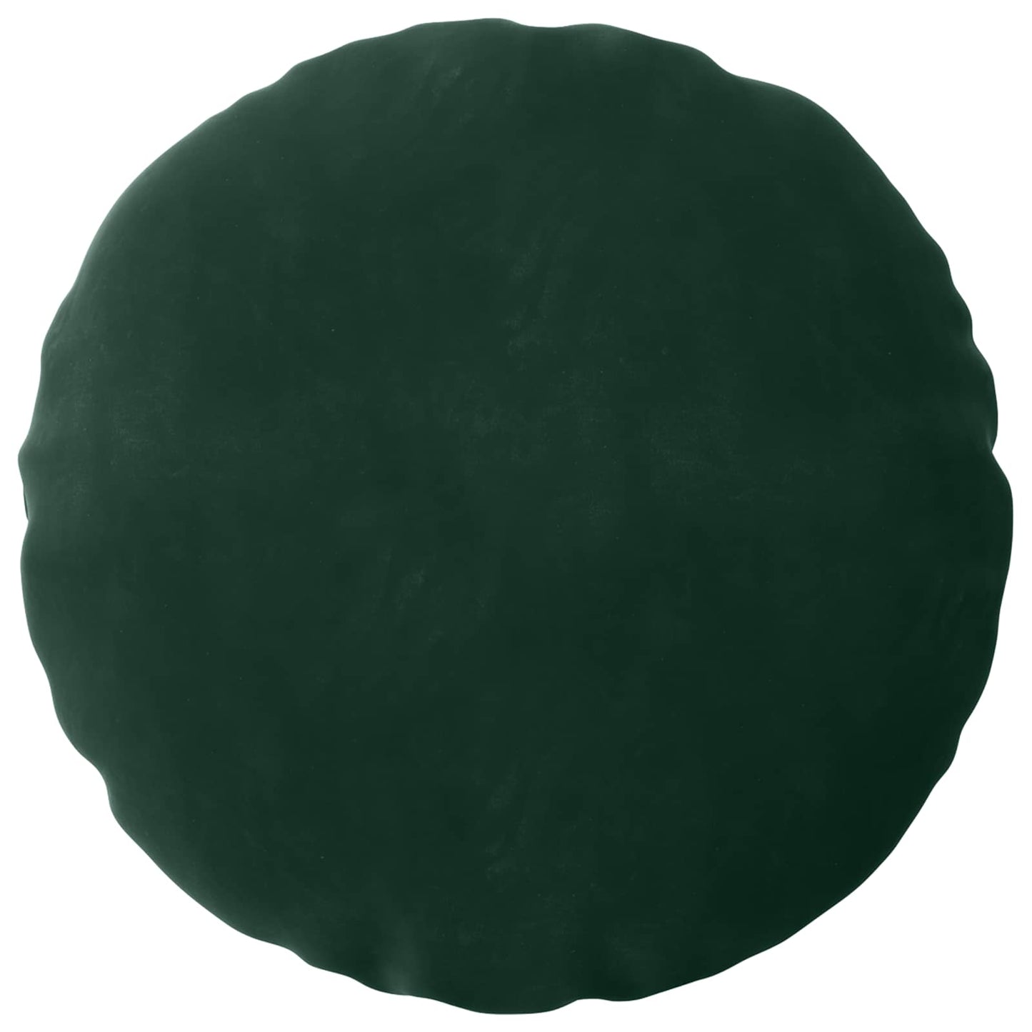 Cushion Cover 2 pcs HEERLEN Dark Green Ø 40 cm Velvet