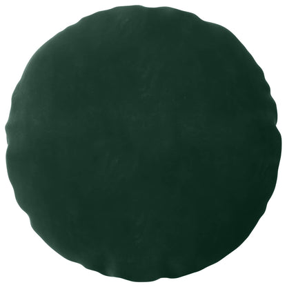 Cushion Cover 2 pcs HEERLEN Dark Green Ø 40 cm Velvet