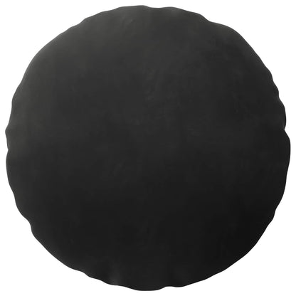 Cushion Cover 2 pcs HEERLEN Black Ø 40 cm Velvet