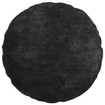 Cushion Cover 2 pcs HEERLEN Anthracite Ø 40 cm Chenille Fabric