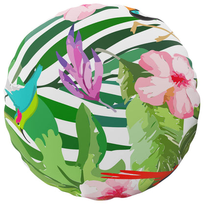 Cushion Cover 2 pcs HEERLEN Black Ø 40 cm Polyester