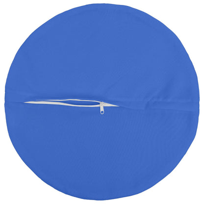 Cushion Cover 6 pcs HEERLEN Royal Blue Ø 40 cm Polyester