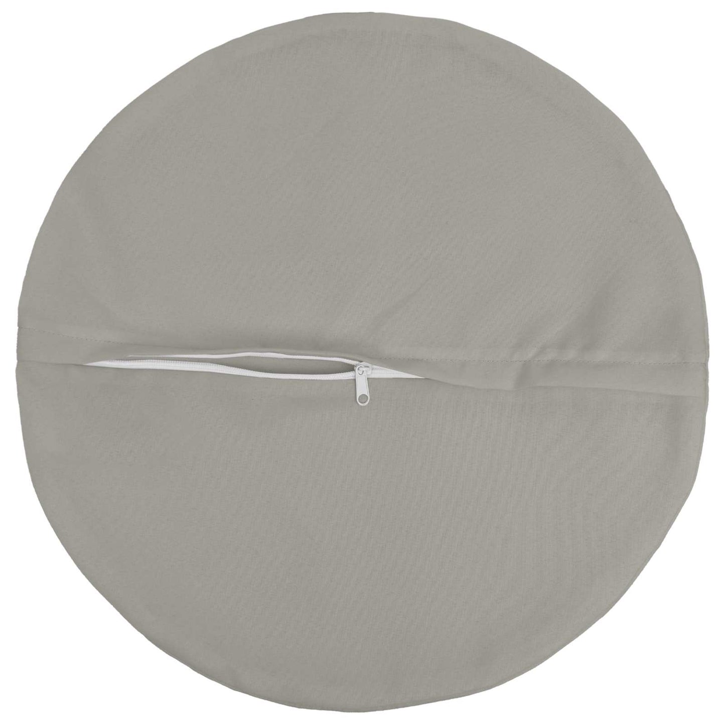 Cushion Cover 2 pcs HEERLEN Grey Ø 40 cm Polyester