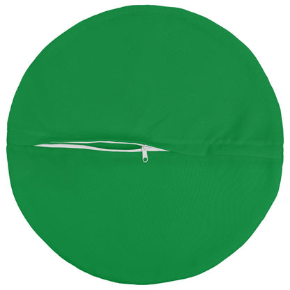Cushion Cover 2 pcs HEERLEN Green Ø 40 cm Polyester