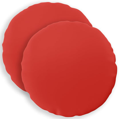 Cushion Cover 2 pcs HEERLEN Red Ø 40 cm Polyester
