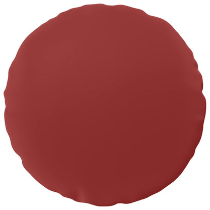 Cushion Cover 2 pcs HEERLEN Wine Red Ø 40 cm Polyester