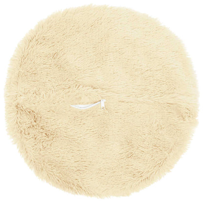 Cushion Cover 6 pcs HEERLEN Cream Ø 40 cm PV Fleece