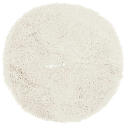Cushion Cover 2 pcs HEERLEN White Ø 40 cm PV Fleece