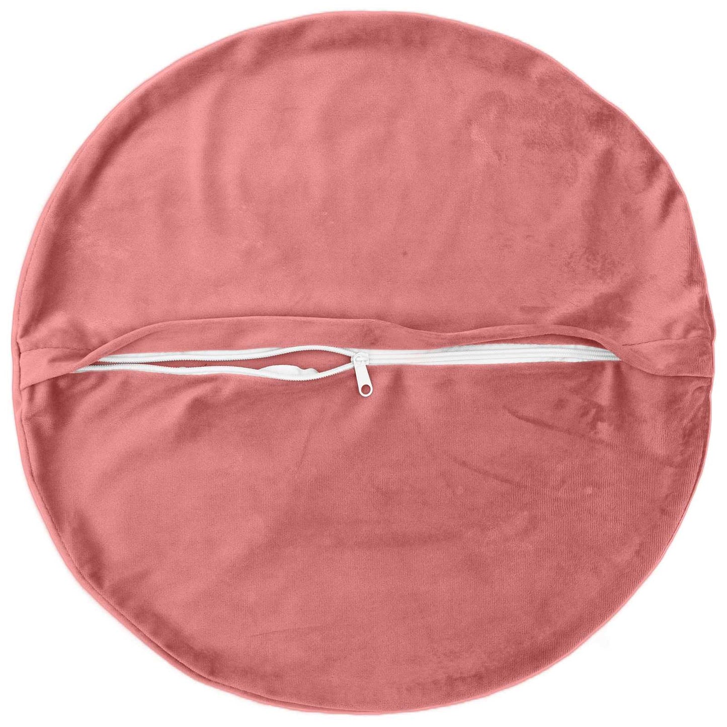 Cushion Cover 6 pcs HEERLEN Pink Ø 50 cm Velvet
