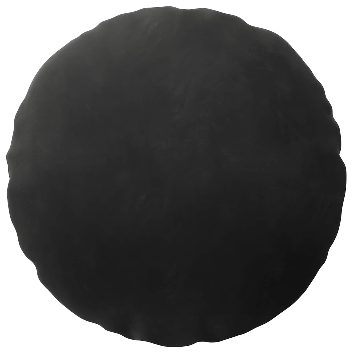 Cushion Cover 2 pcs HEERLEN Black Ø 50 cm Velvet