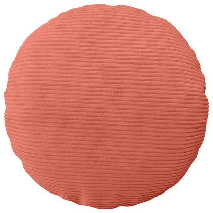 Cushion Cover 6 pcs HEERLEN Red Orange Ø 50 cm Corduroy