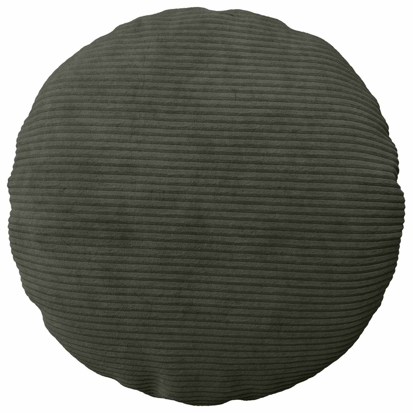 Cushion Cover 6 pcs HEERLEN Anthracite Ø 50 cm Corduroy