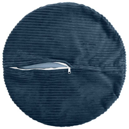 Cushion Cover 6 pcs HEERLEN Navy Blue Ø 50 cm Corduroy