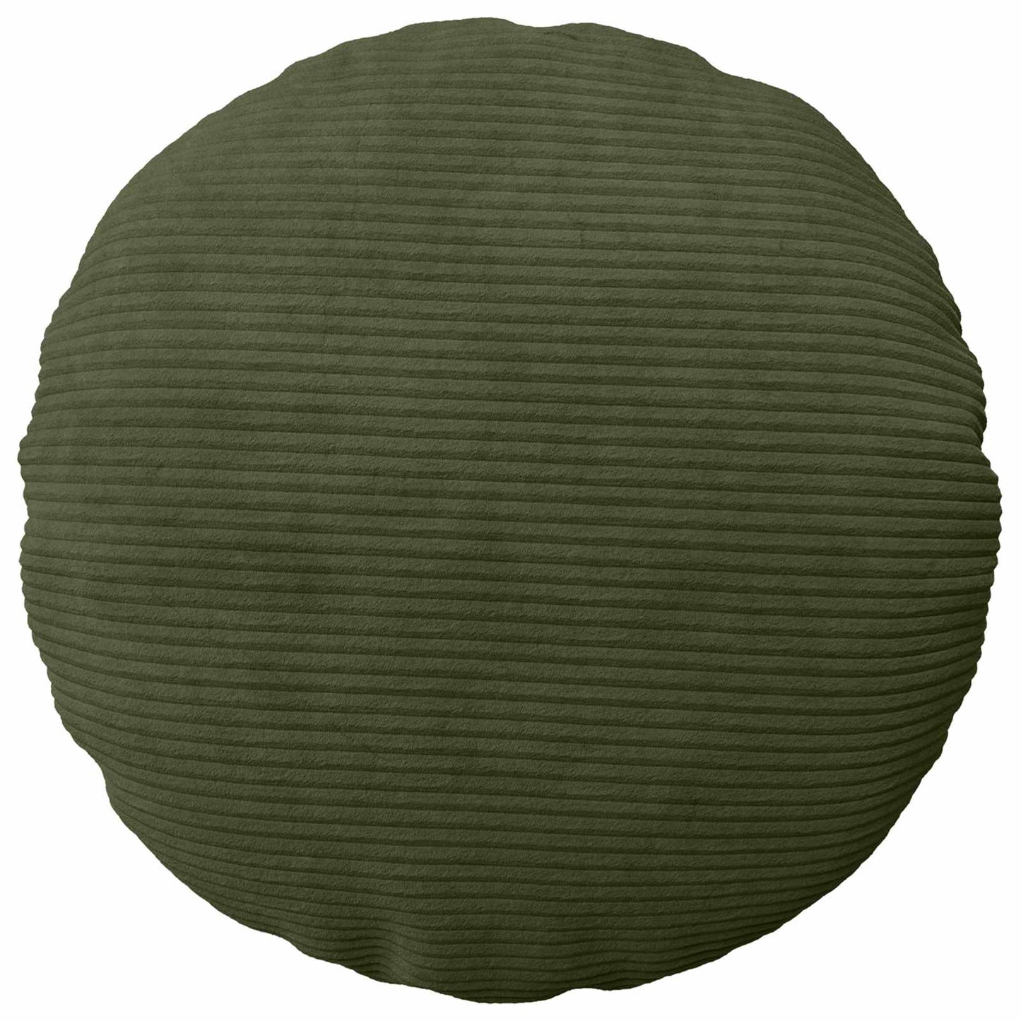 Cushion Cover 6 pcs HEERLEN Green Ø 50 cm Corduroy
