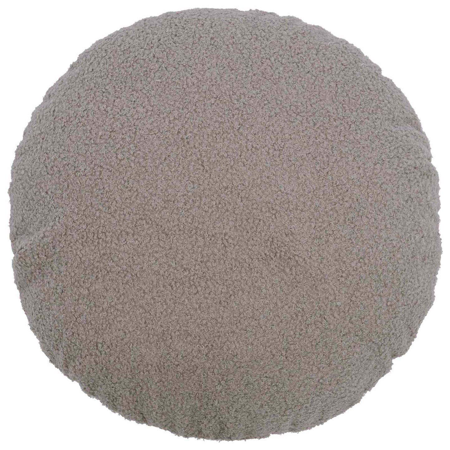 Cushion Cover 6 pcs HEERLEN Light Grey Ø 50 cm Bouclé