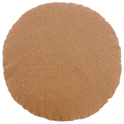 Cushion Cover 6 pcs HEERLEN Beige Ø 50 cm Bouclé