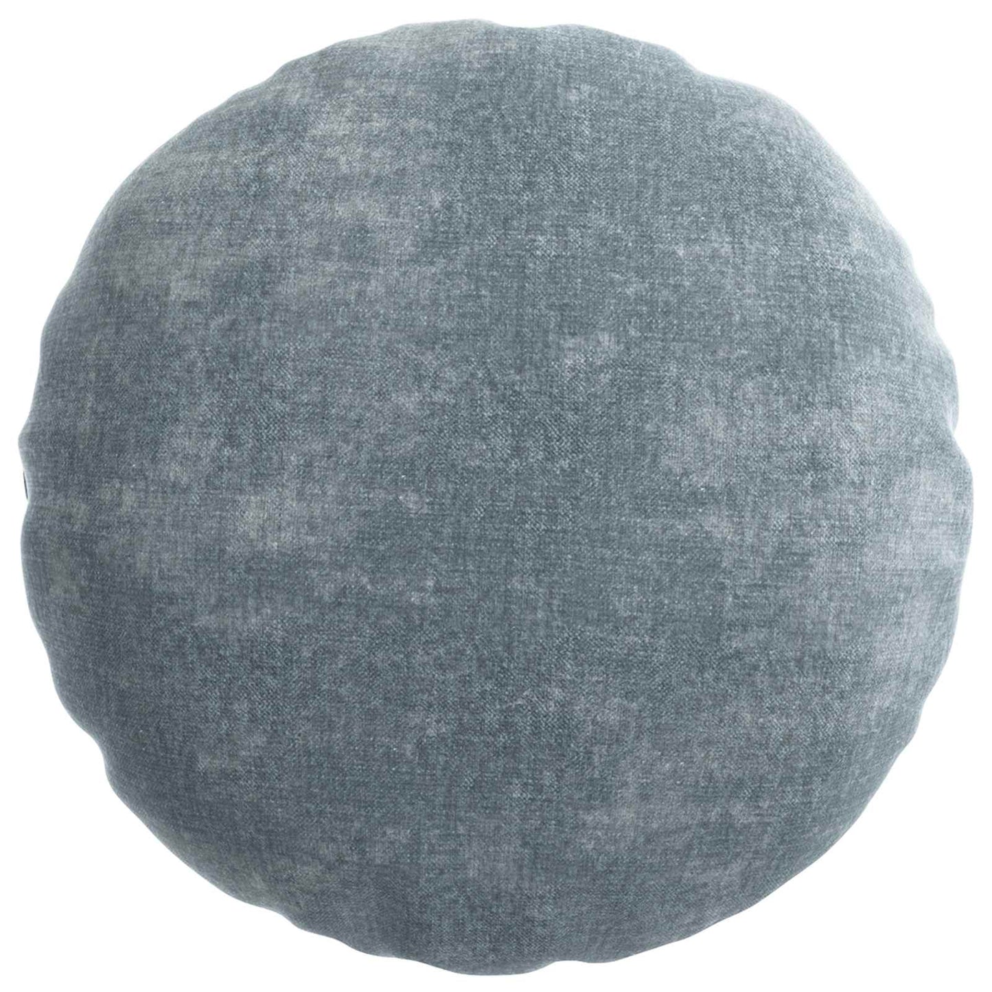 Cushion Cover 6 pcs HEERLEN Light Blue Ø 50 cm Chenille Fabric