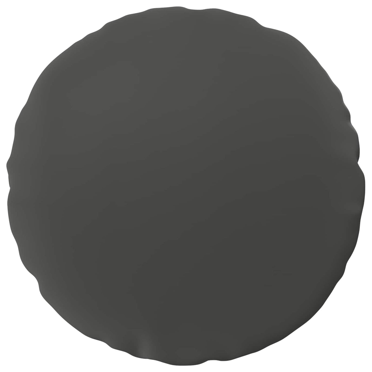 Cushion Cover 6 pcs HEERLEN Anthracite Ø 50 cm Polyester