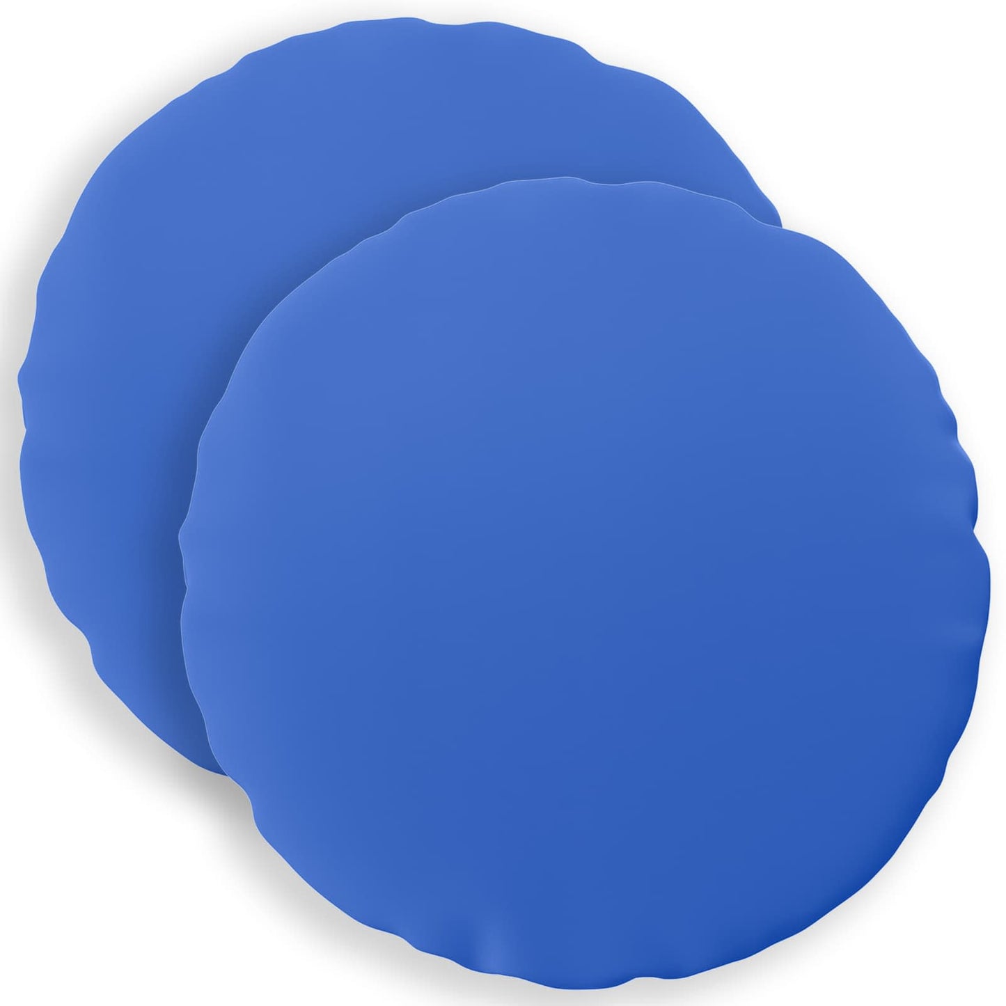 Cushion Cover 2 pcs HEERLEN Royal Blue Ø 50 cm Polyester