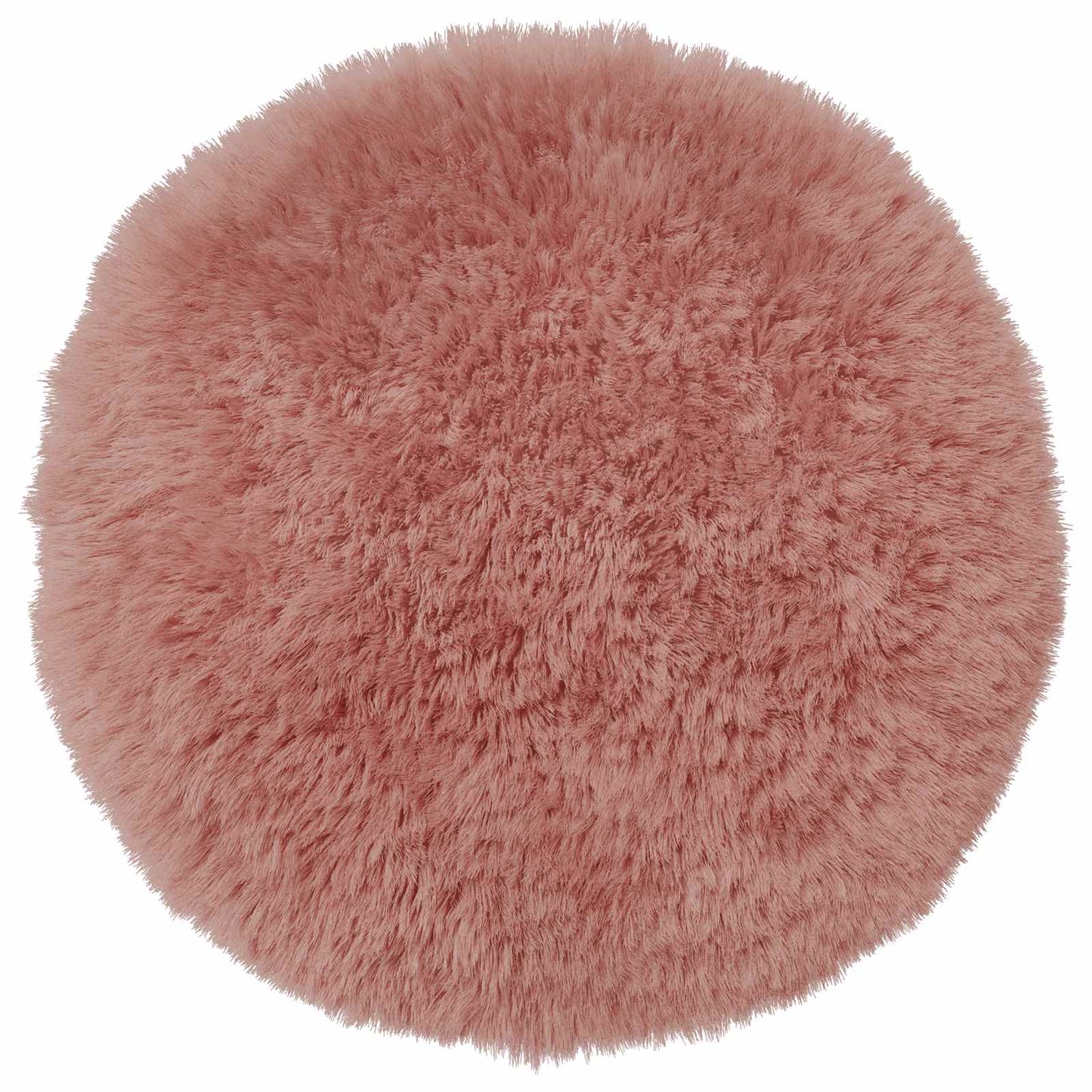 Cushion Cover 2 pcs HEERLEN Pink Ø 50 cm PV Fleece