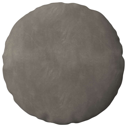 Cushion Cover 2 pcs HEERLEN Light Grey Ø 60 cm Velvet