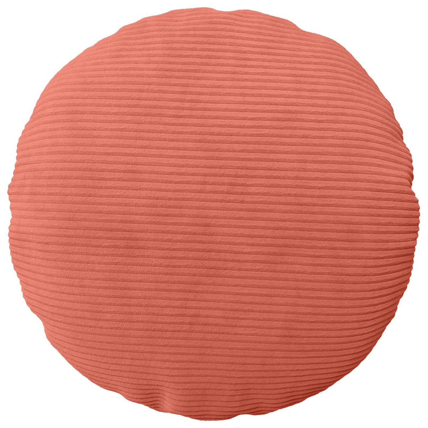 Cushion Cover 6 pcs HEERLEN Red Orange Ø 60 cm Corduroy