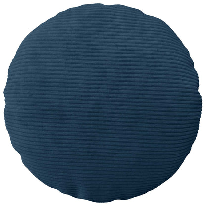 Cushion Cover 6 pcs HEERLEN Navy Blue Ø 60 cm Corduroy