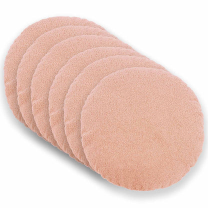 Cushion Cover 6 pcs HEERLEN Pink Ø 60 cm Bouclé