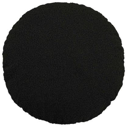 Cushion Cover 6 pcs HEERLEN Black Ø 60 cm Bouclé