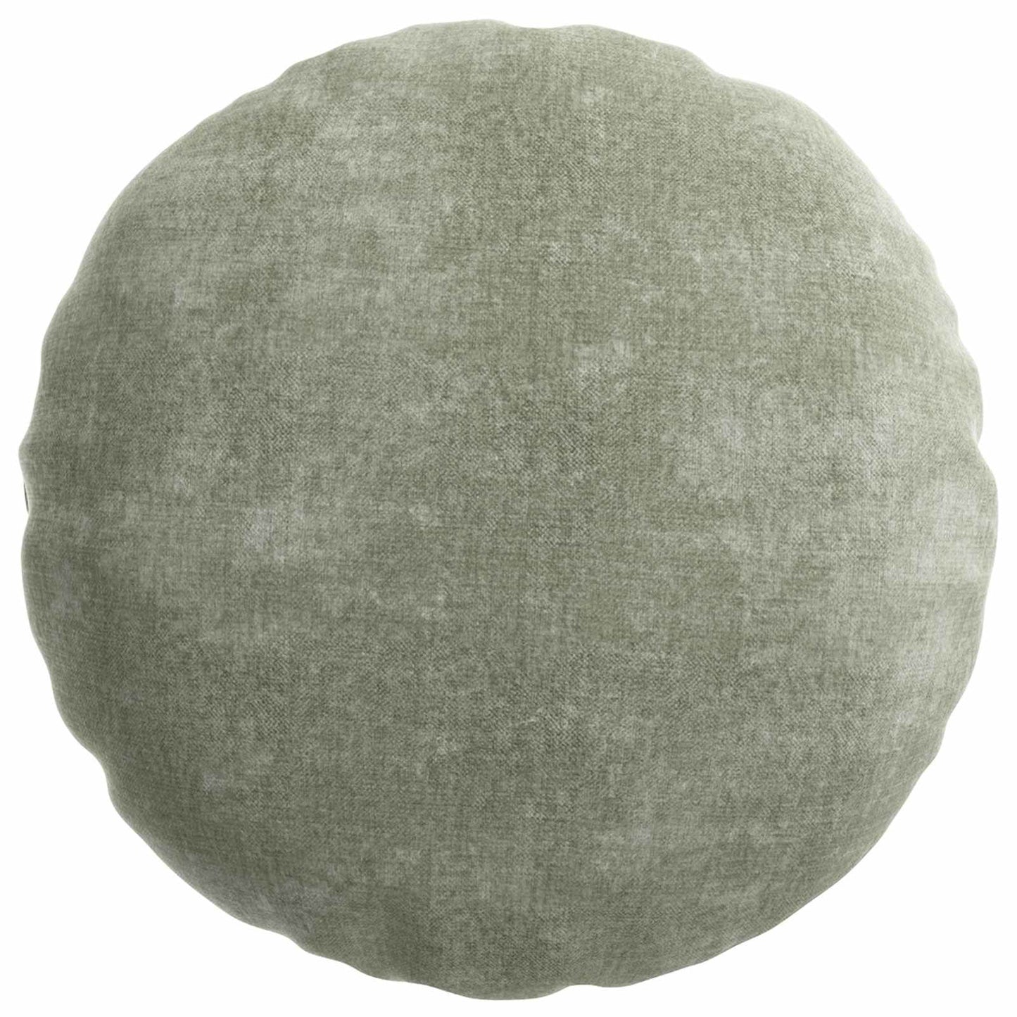 Cushion Cover 6 pcs HEERLEN Green Ø 60 cm Chenille Fabric