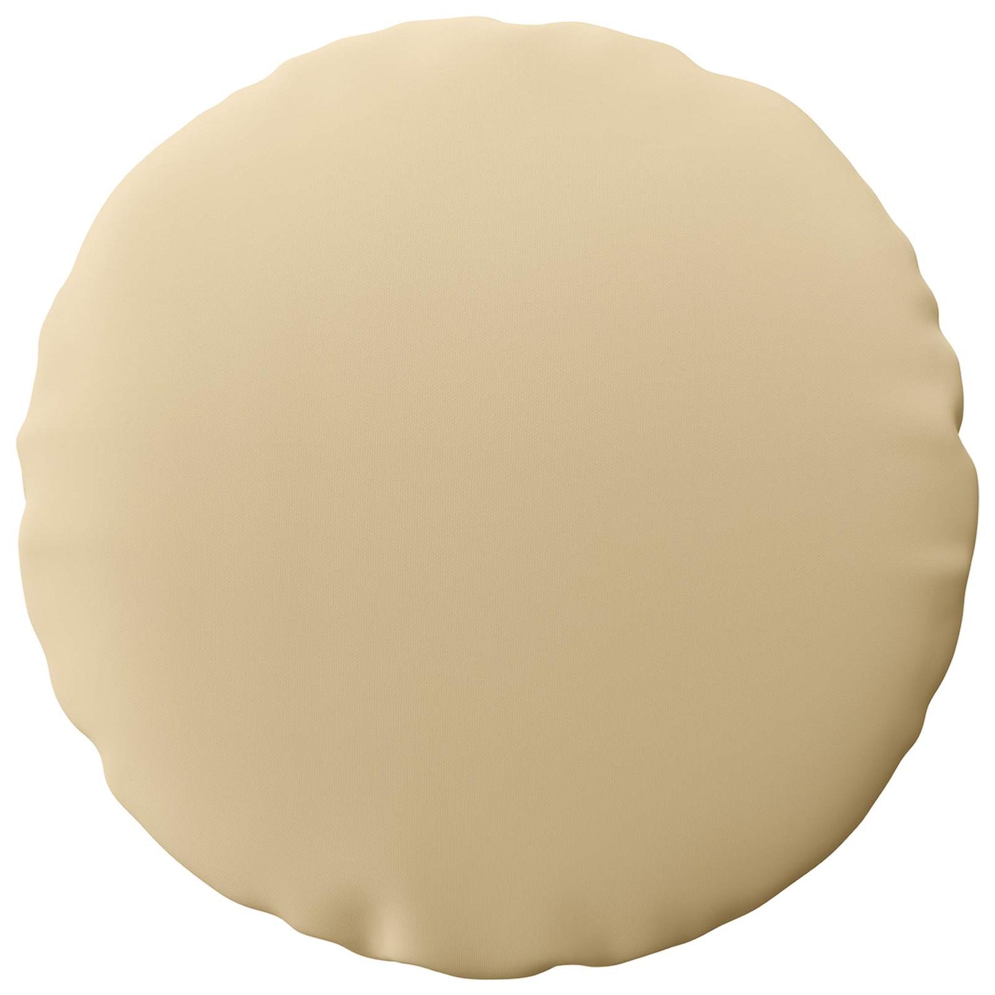 Cushion Cover 6 pcs HEERLEN Beige Ø 60 cm Polyester
