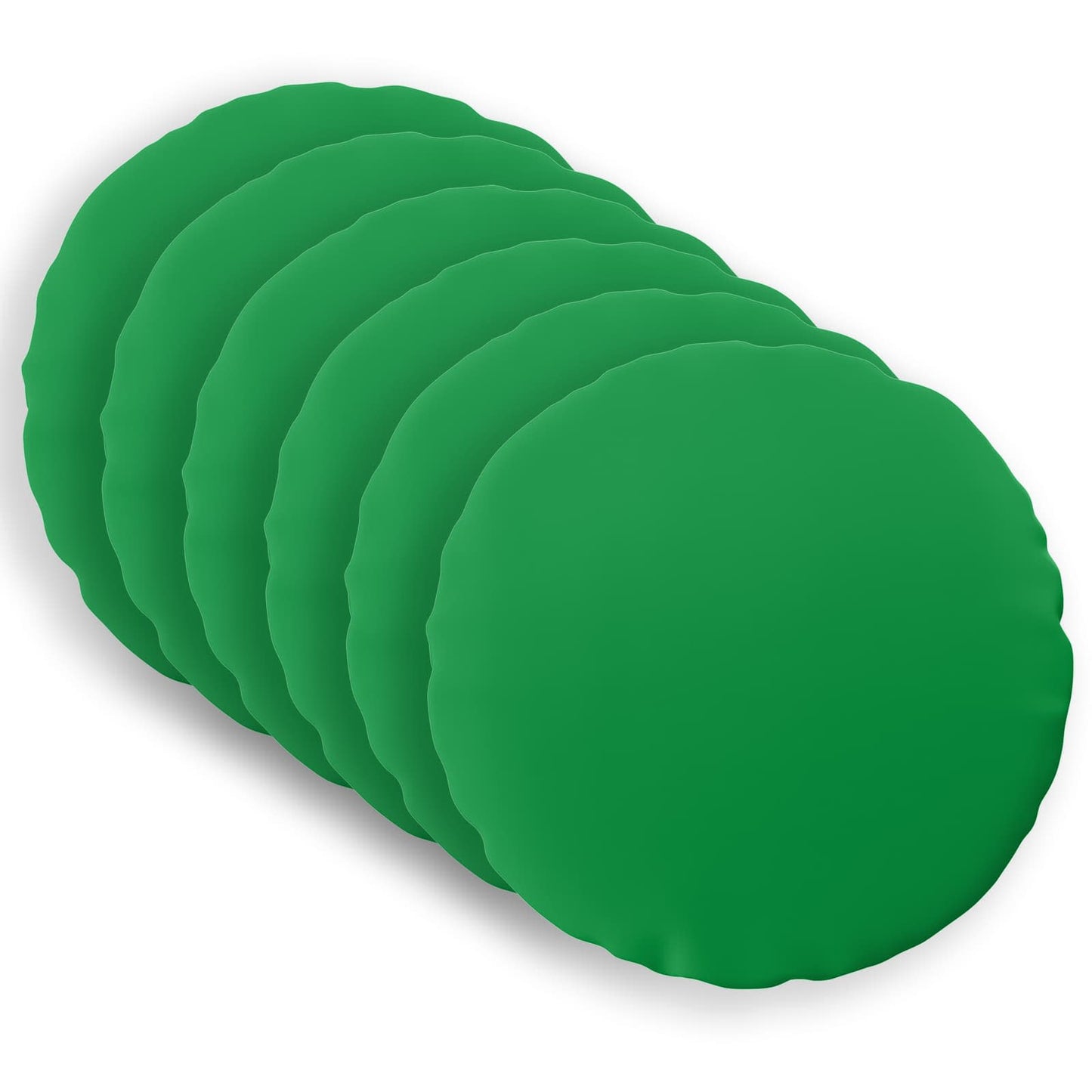 Cushion Cover 6 pcs HEERLEN Green Ø 60 cm Polyester