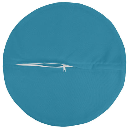 Cushion Cover 2 pcs HEERLEN Light Blue Ø 60 cm Polyester