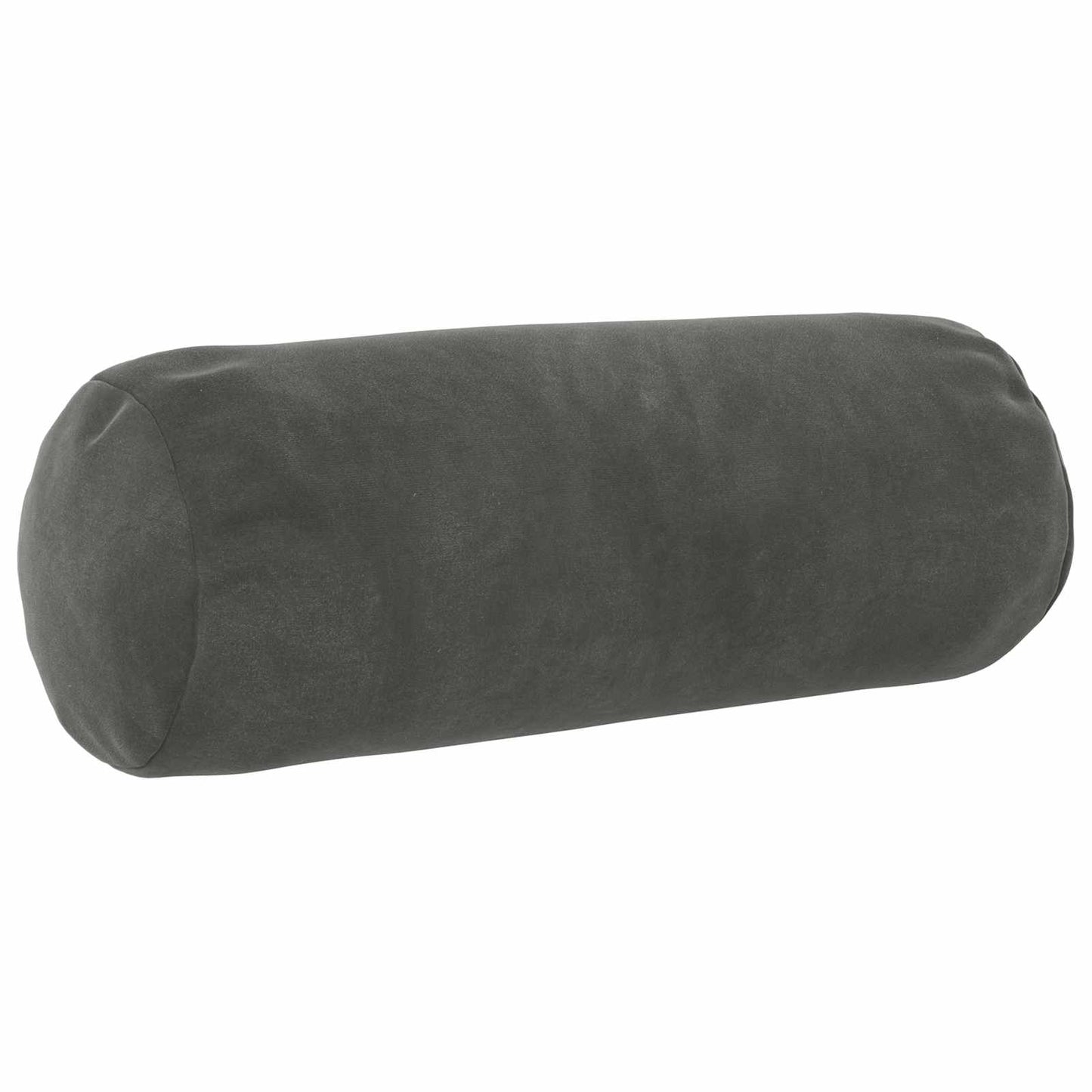 Cushion Cover 2 pcs HEERLEN Dark Grey Ø 15 x 40 cm Velvet