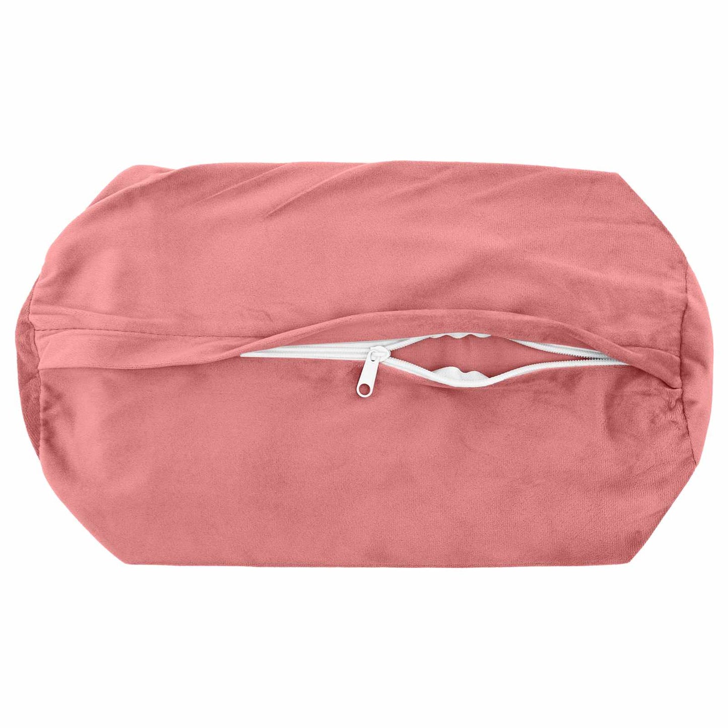 Cushion Cover 2 pcs HEERLEN Pink Ø 15 x 40 cm Velvet
