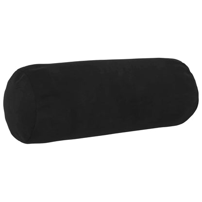 Cushion Cover 2 pcs HEERLEN Black Ø 15 x 40 cm Velvet