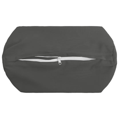 Cushion Cover 2 pcs HEERLEN Anthracite Ø 15 x 40 cm Polyester