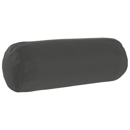 Cushion Cover 6 pcs HEERLEN Anthracite Ø 15 x 40 cm Polyester