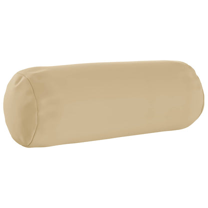 Cushion Cover 2 pcs HEERLEN Beige Ø 15 x 40 cm Polyester