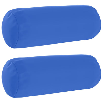 Cushion Cover 2 pcs HEERLEN Royal Blue Ø 15 x 40 cm Polyester