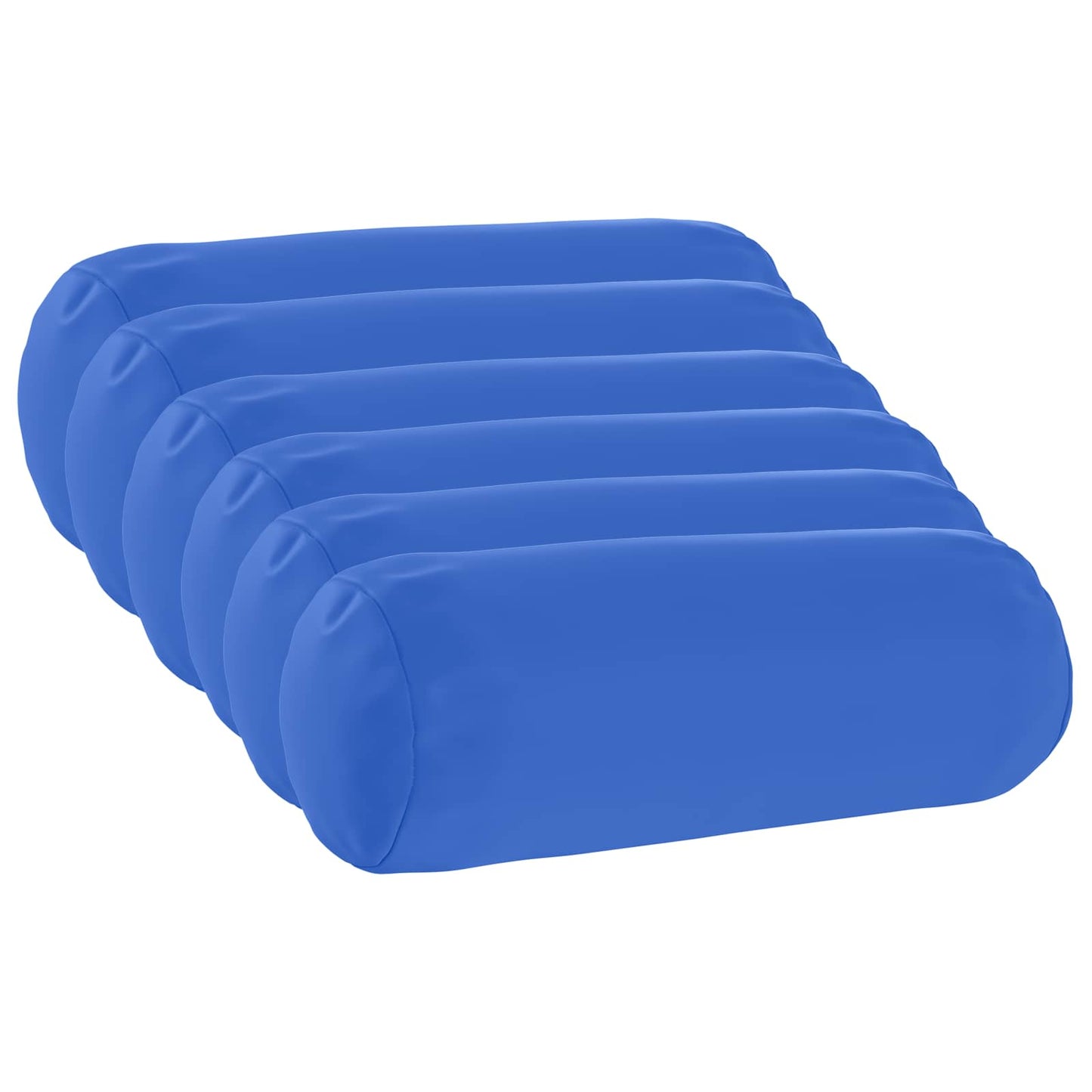 Cushion Cover 6 pcs HEERLEN Royal Blue Ø 15 x 40 cm Polyester