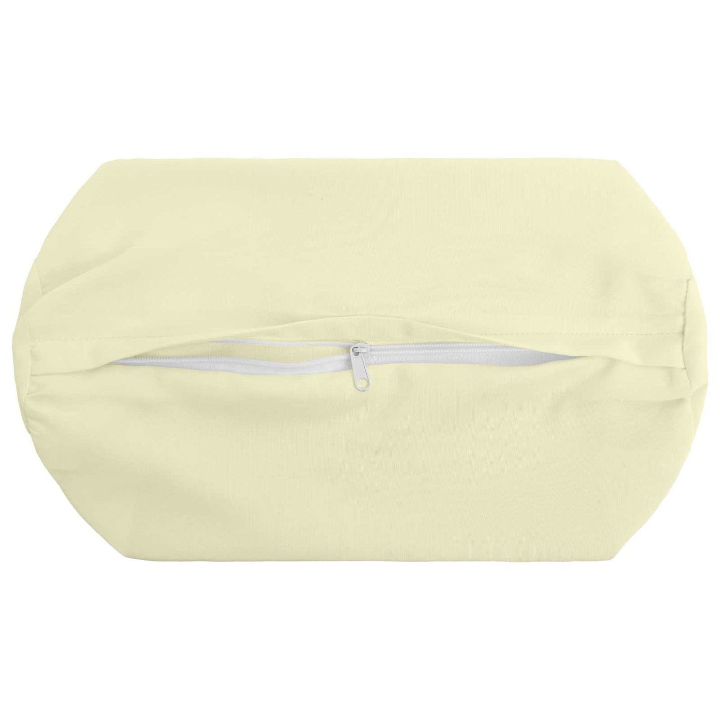 Cushion Cover 6 pcs HEERLEN Cream Ø 15 x 40 cm Polyester