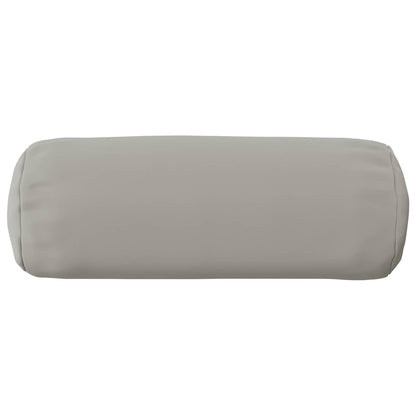 Cushion Cover 2 pcs HEERLEN Grey Ø 15 x 40 cm Polyester