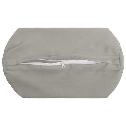 Cushion Cover 6 pcs HEERLEN Grey Ø 15 x 40 cm Polyester