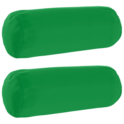 Cushion Cover 2 pcs HEERLEN Green Ø 15 x 40 cm Polyester