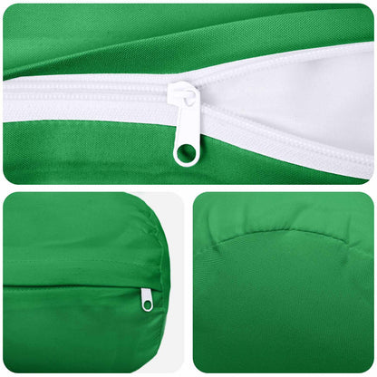 Cushion Cover 6 pcs HEERLEN Green Ø 15 x 40 cm Polyester